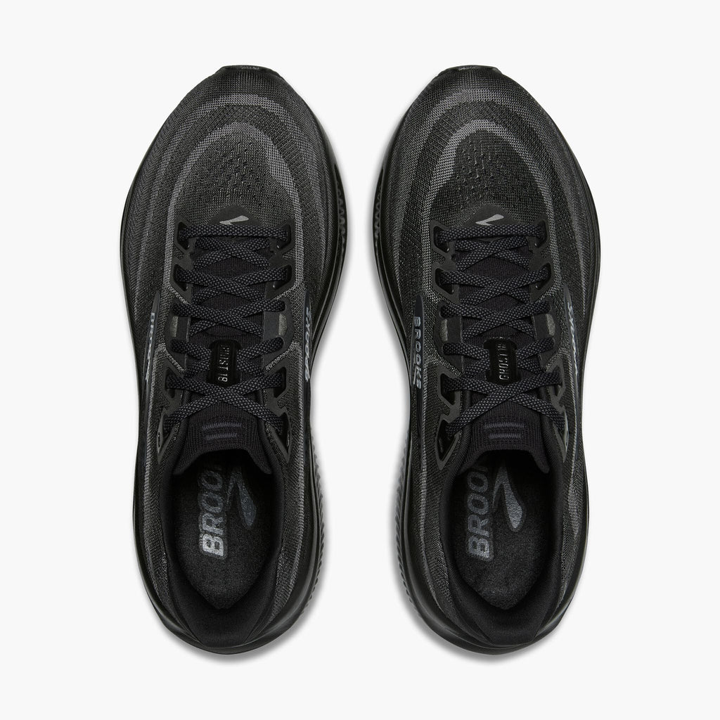 Brooks Men's Ghost 18 020 Black/Black/Ebony top