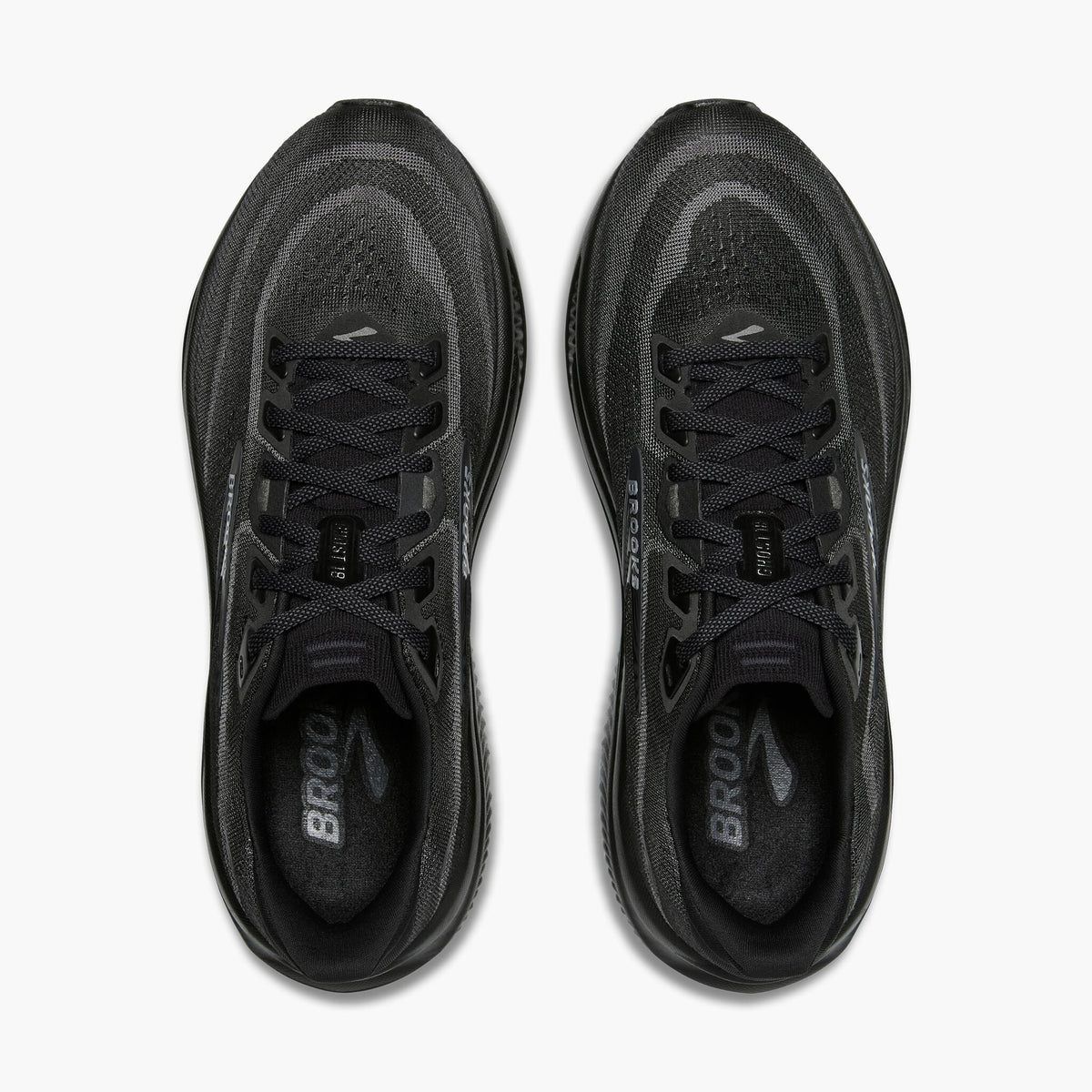 Brooks Men's Ghost 18 020 Black/Black/Ebony top