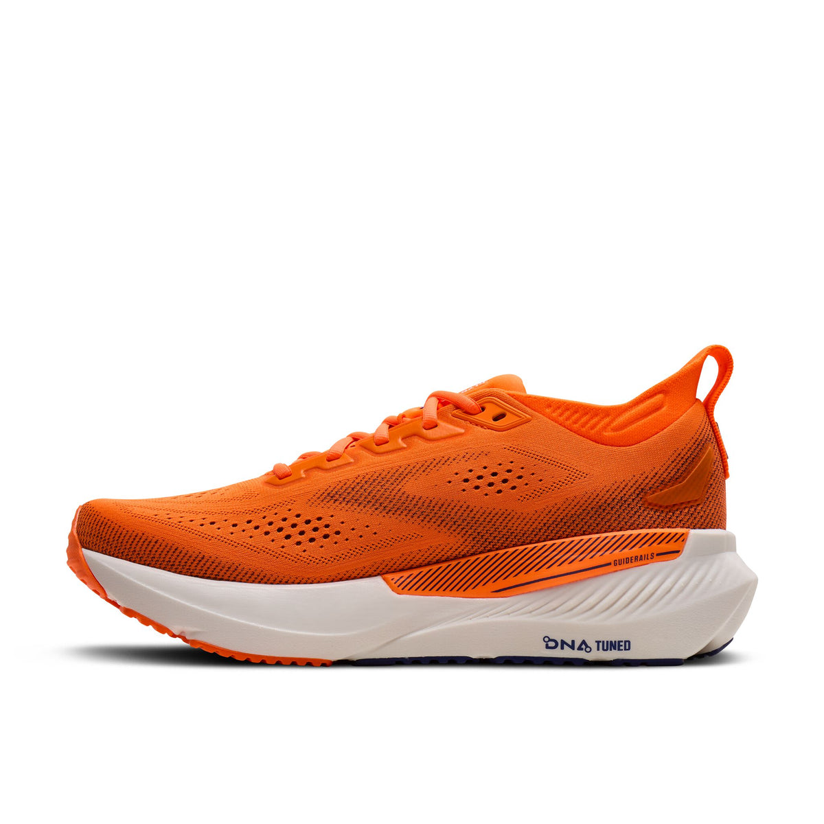 Brooks Men's Glycerin GTS 23 844 ShockingOrange/Blue/White medial