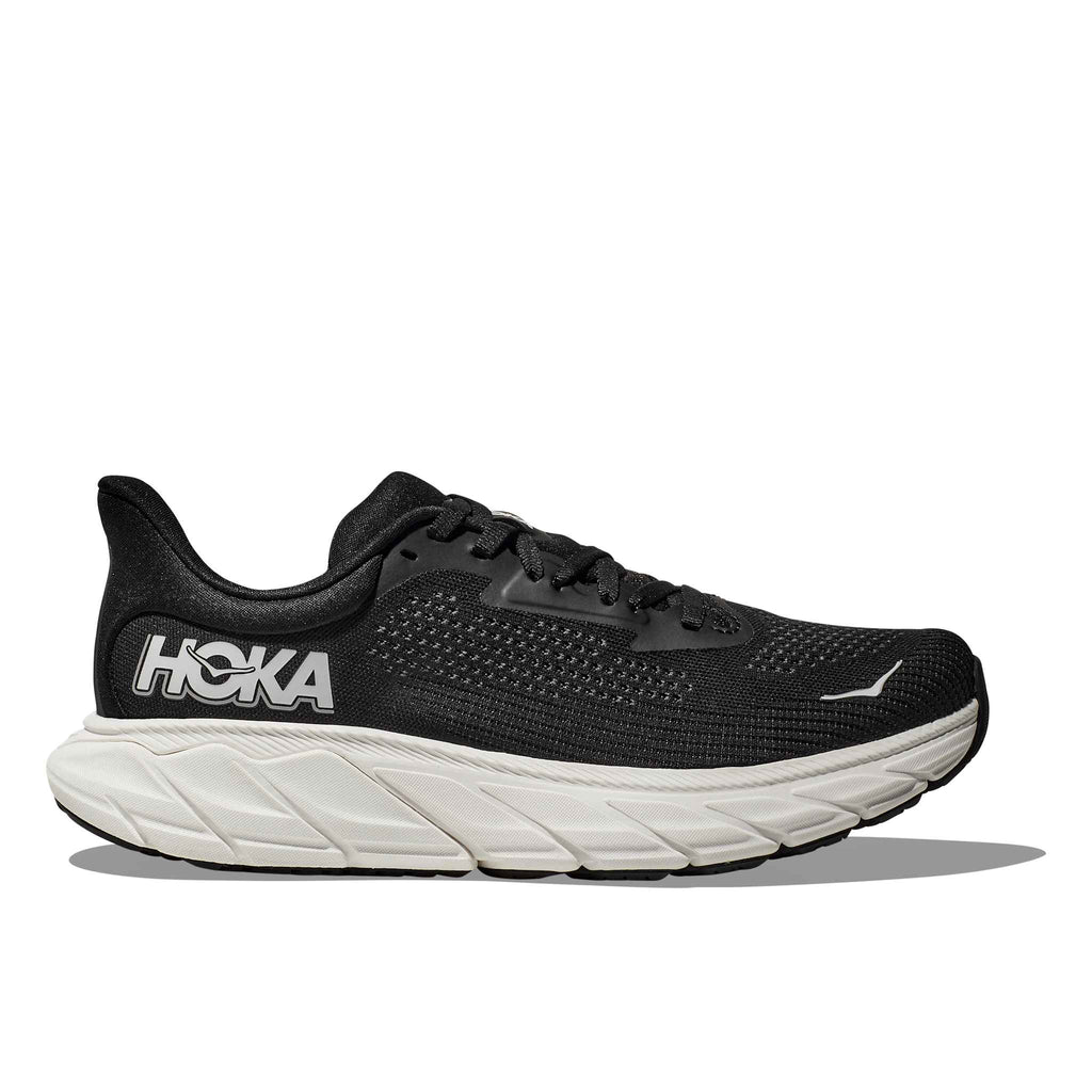 Hoka Men's Arahi 7 Wide BWHT Black/white lateral