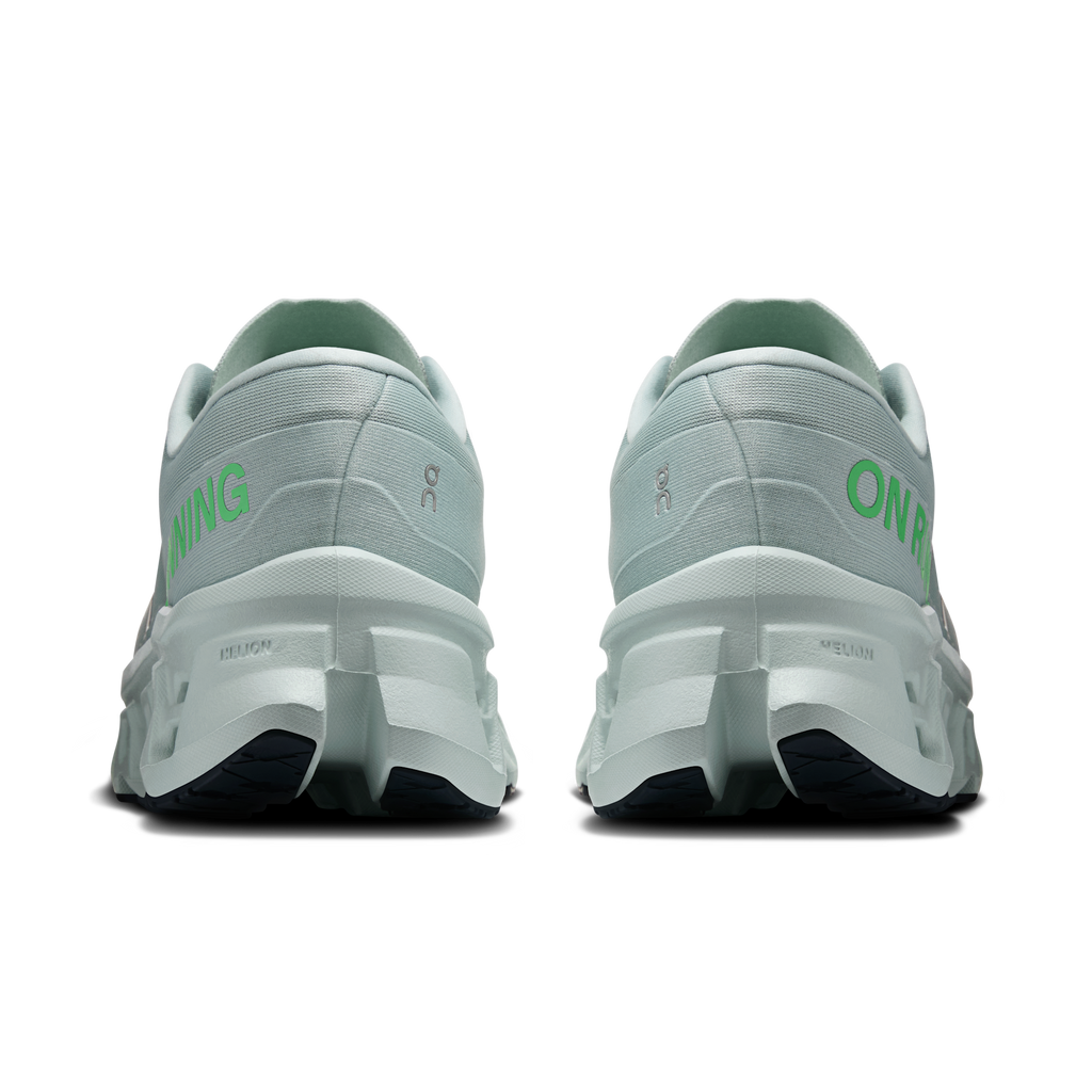 On Running Men's Cloudmonster 3 5256 Brook/Flurry heel