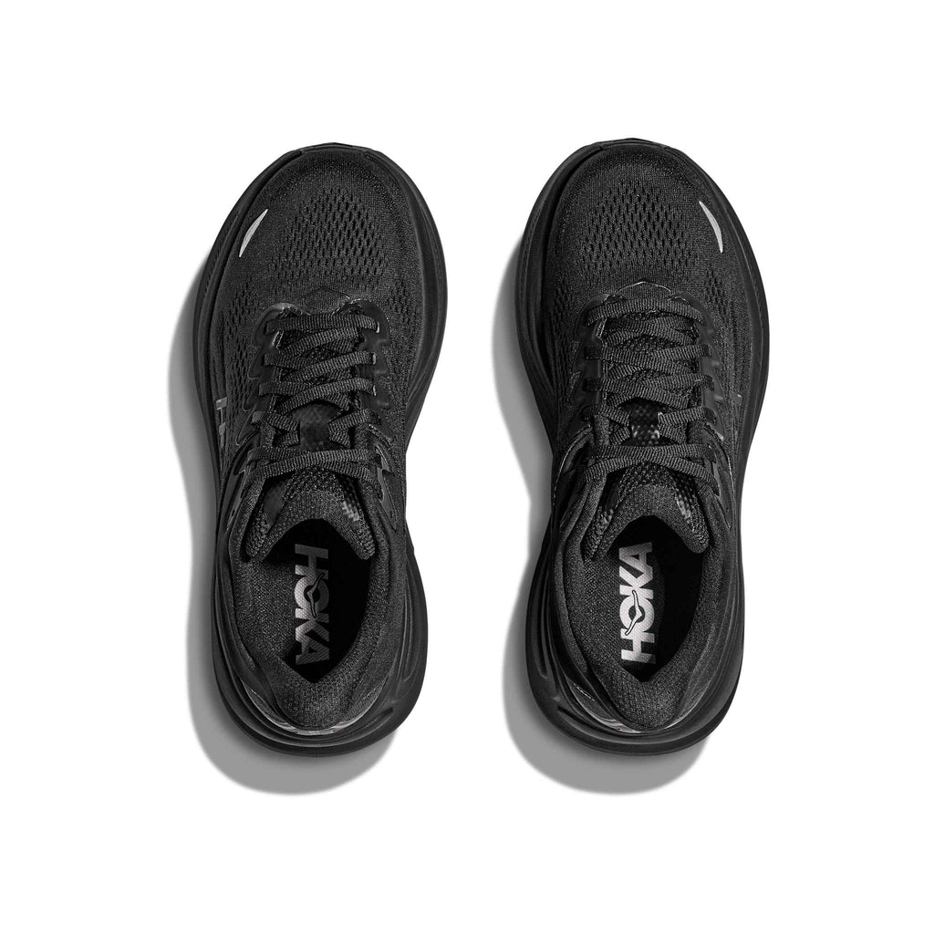 Hoka Men's Bondi 9 BBLC Black/Black pair angle