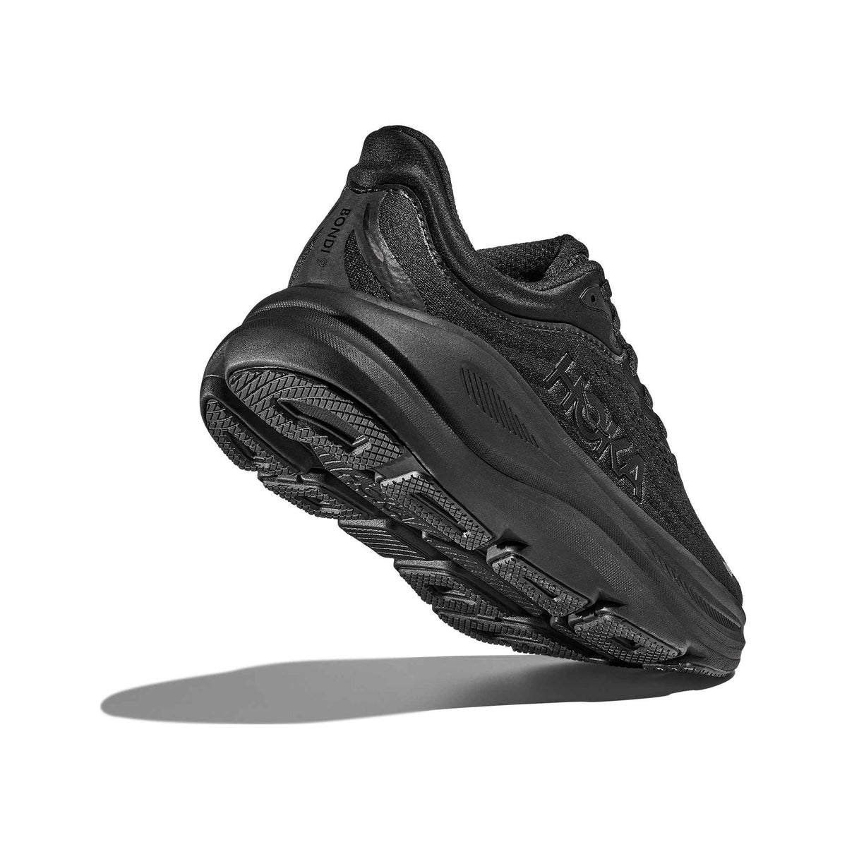 Hoka Men's Bondi 9 BBLC Black/Black heel