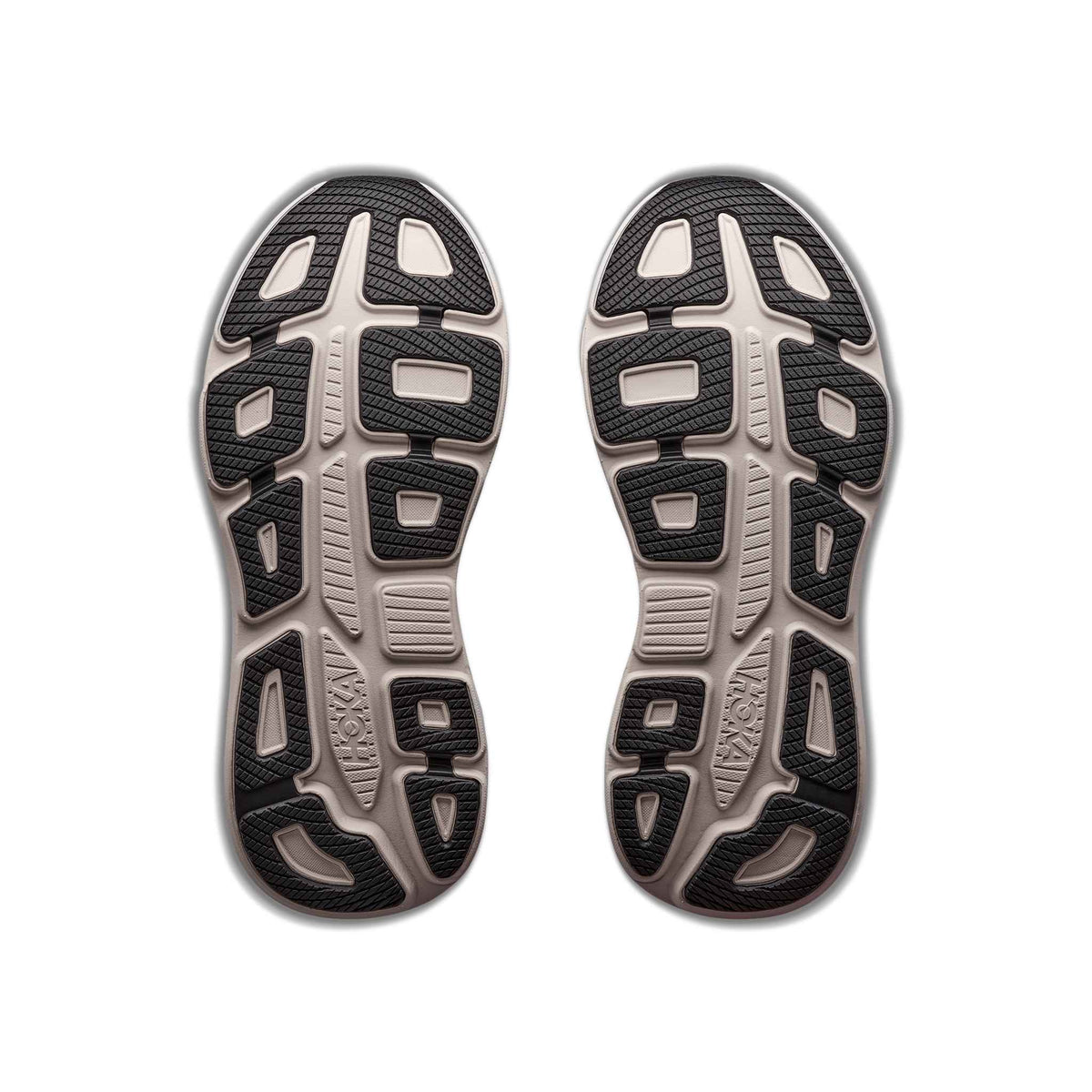 Hoka Men's Bondi 9 BKRV Black/RiverRockGrey detail