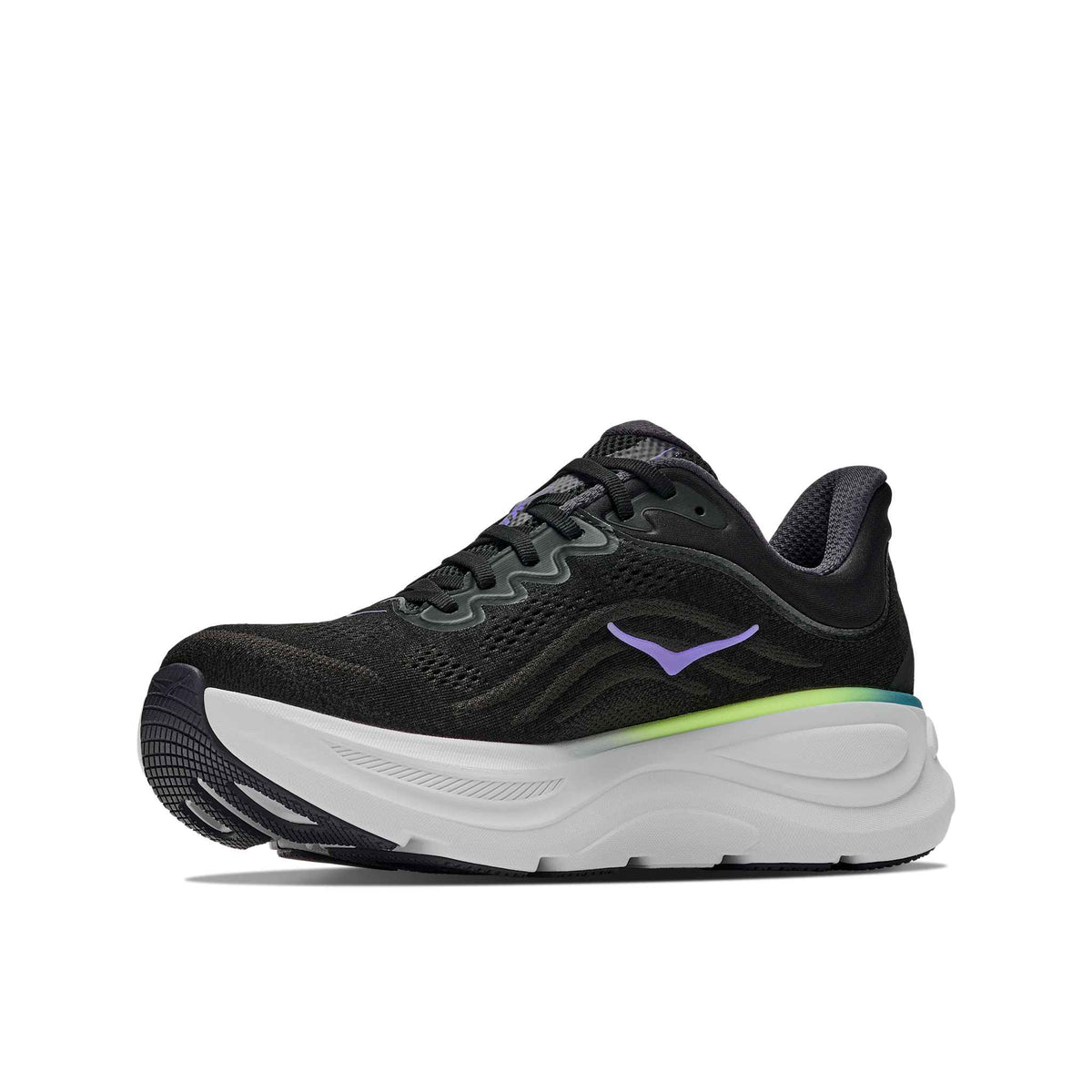 Hoka Men's Bondi 9 BNNY Black/NeonYuzu medial