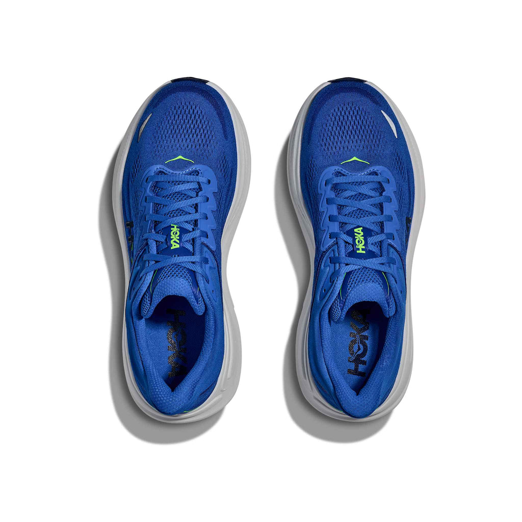 Hoka Men's Bondi 9 CBLL CobaltBlue/Ultramarine pair angle