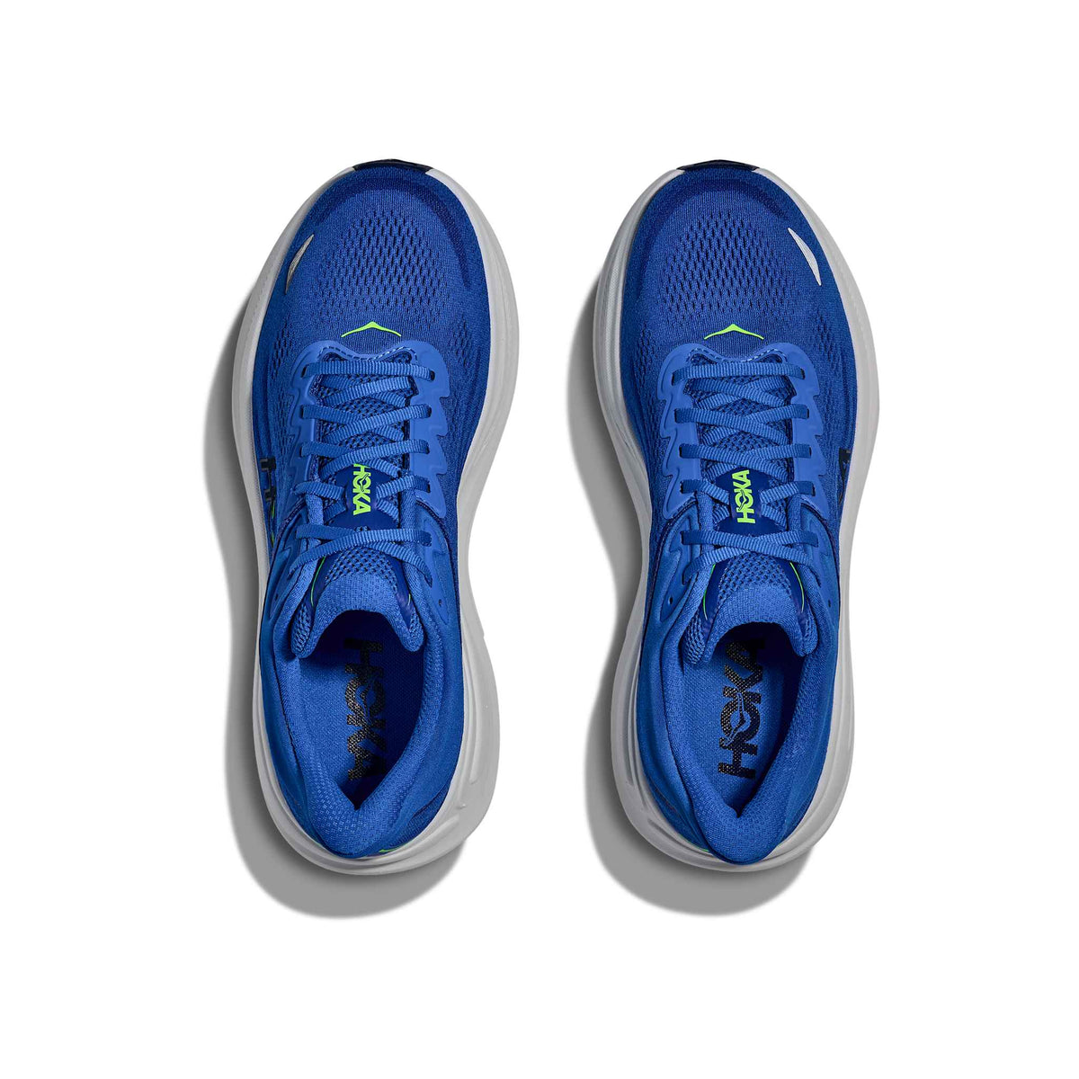 Hoka Men's Bondi 9 CBLL CobaltBlue/Ultramarine pair angle