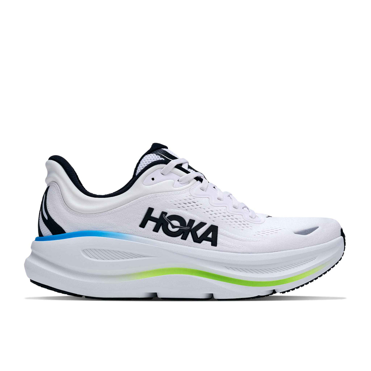 Hoka Men's Bondi 9 FLCK Frost/Black lateral