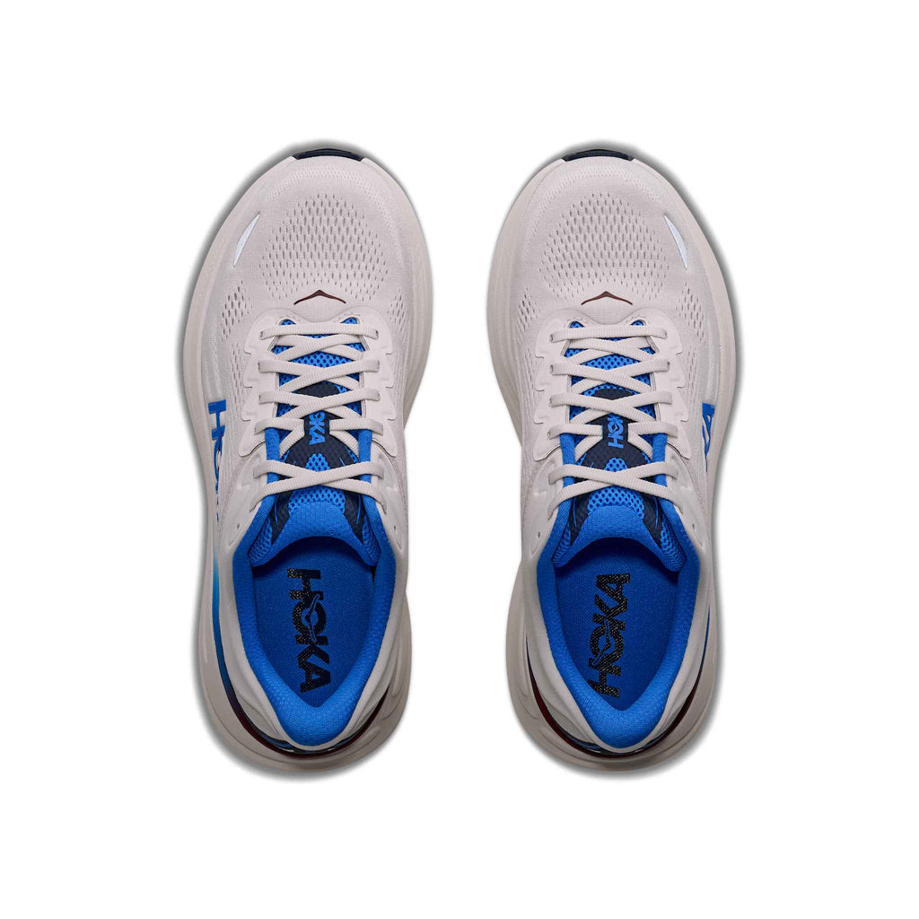 Hoka Men's Bondi 9 GRTV Grout/VarsityNavy pair angle