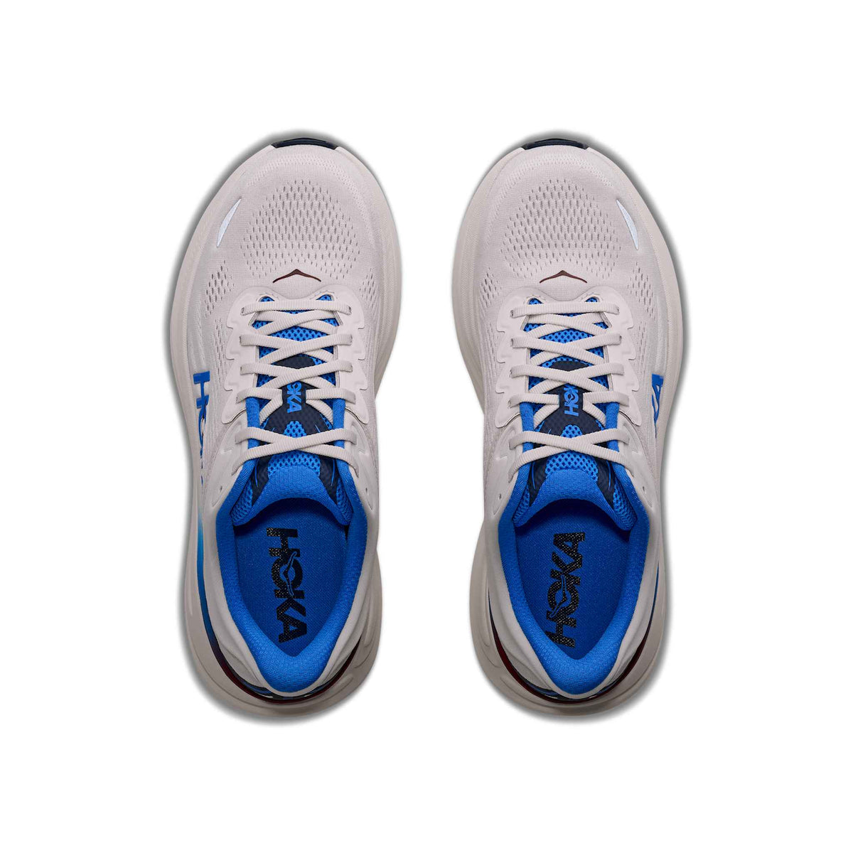 Hoka Men's Bondi 9 GRTV Grout/VarsityNavy pair angle