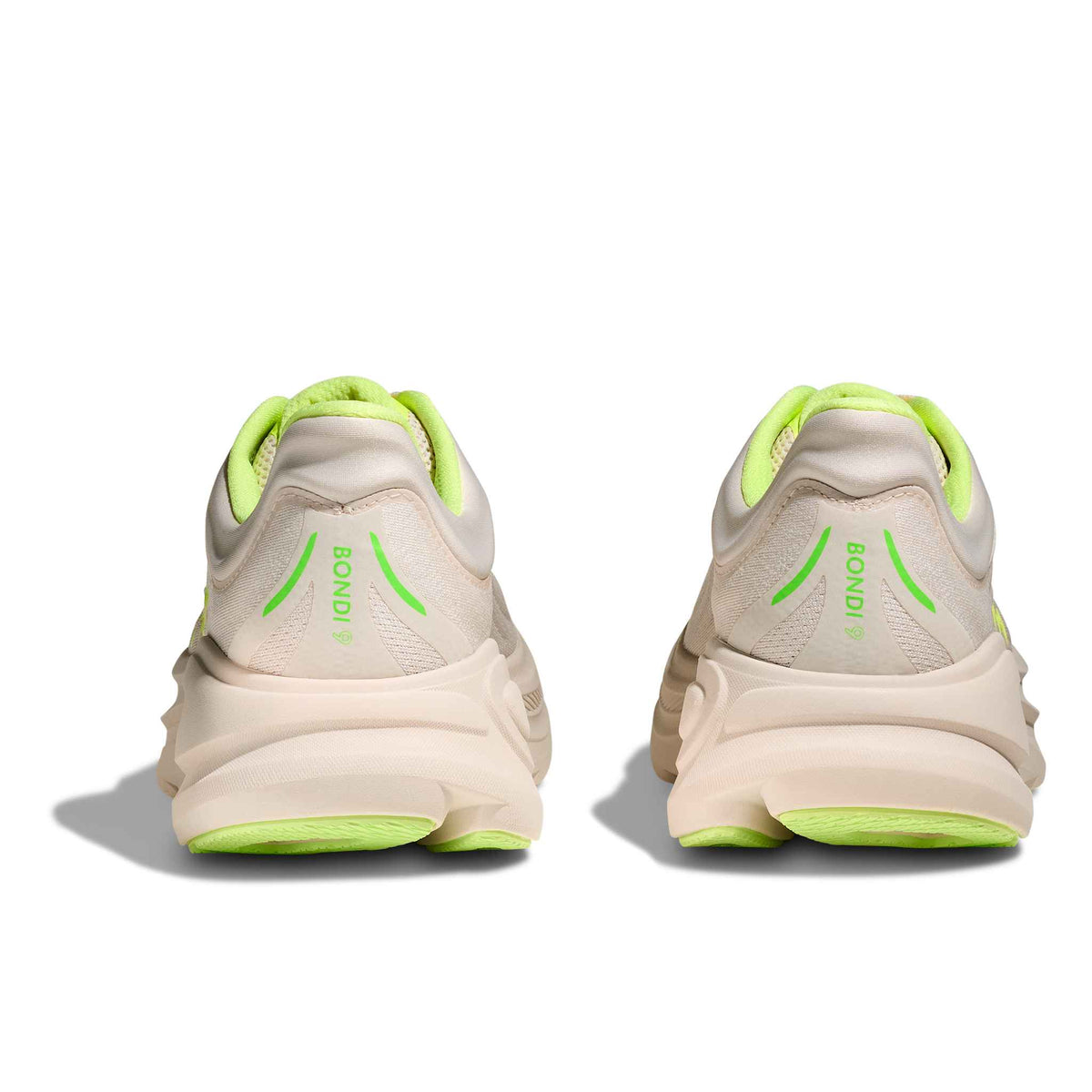 Hoka Men's Bondi 9 GYZ Grout/NeonYuzu top
