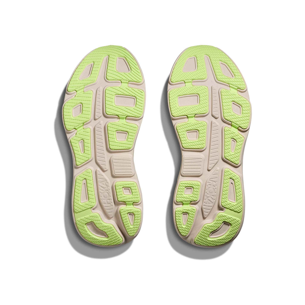 Hoka Men's Bondi 9 GYZ Grout/NeonYuzu detail