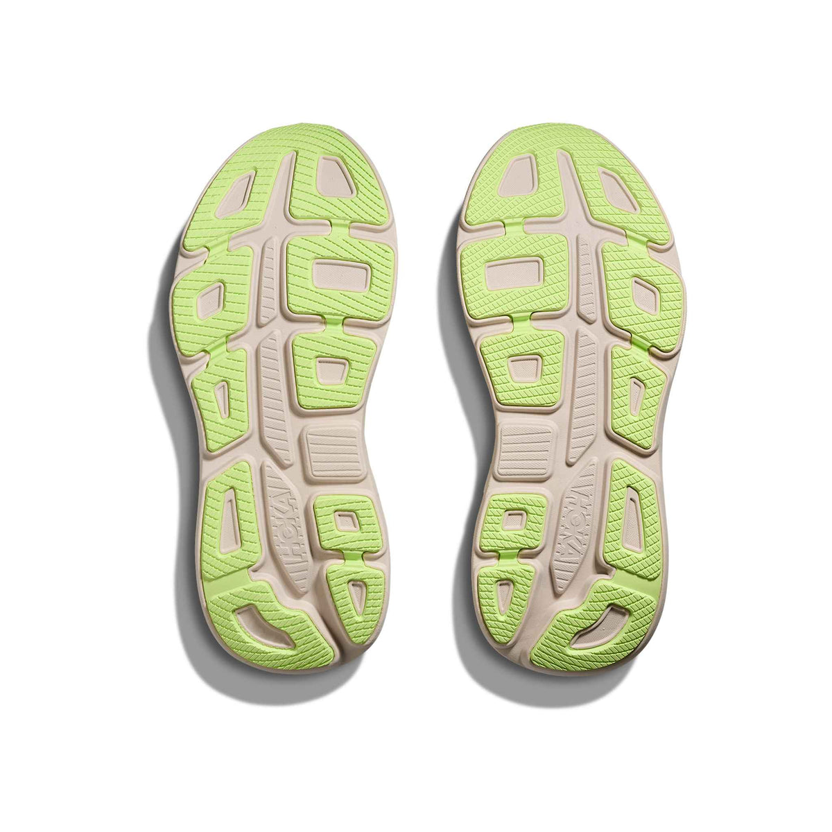 Hoka Men's Bondi 9 GYZ Grout/NeonYuzu detail