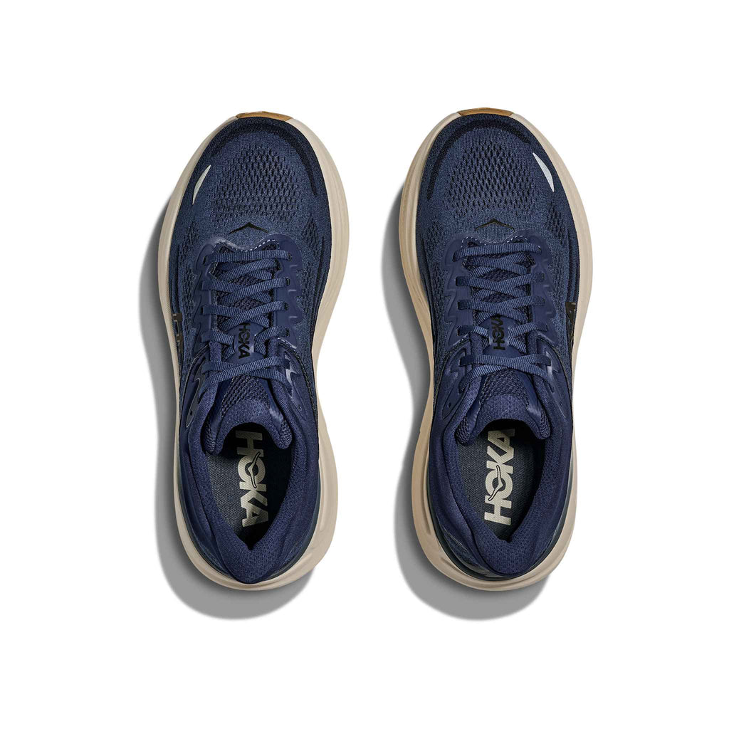 Hoka Men's Bondi 9 MVR MidnightBlue/VarsityNavy pair angle