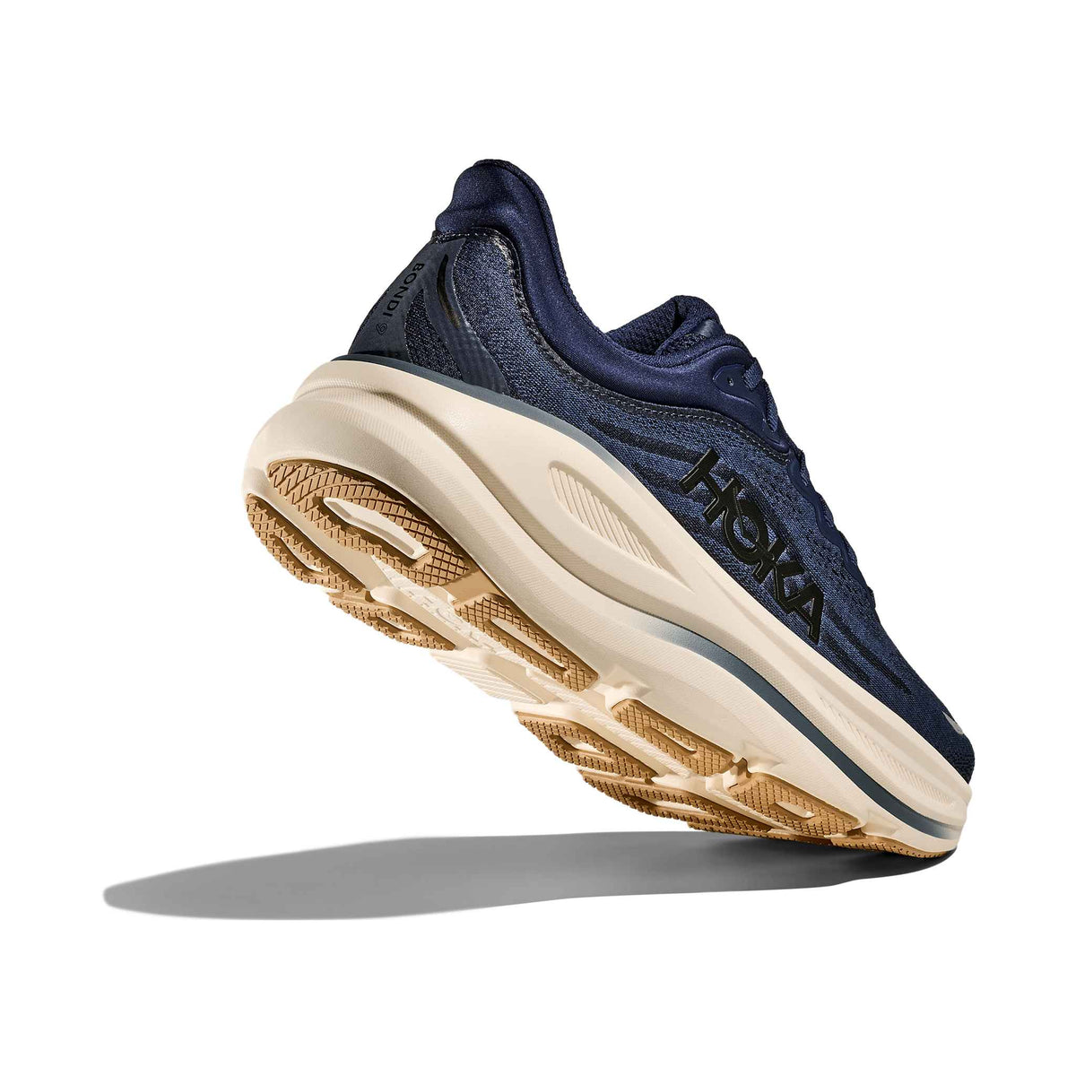 Hoka Men's Bondi 9 MVR MidnightBlue/VarsityNavy heel