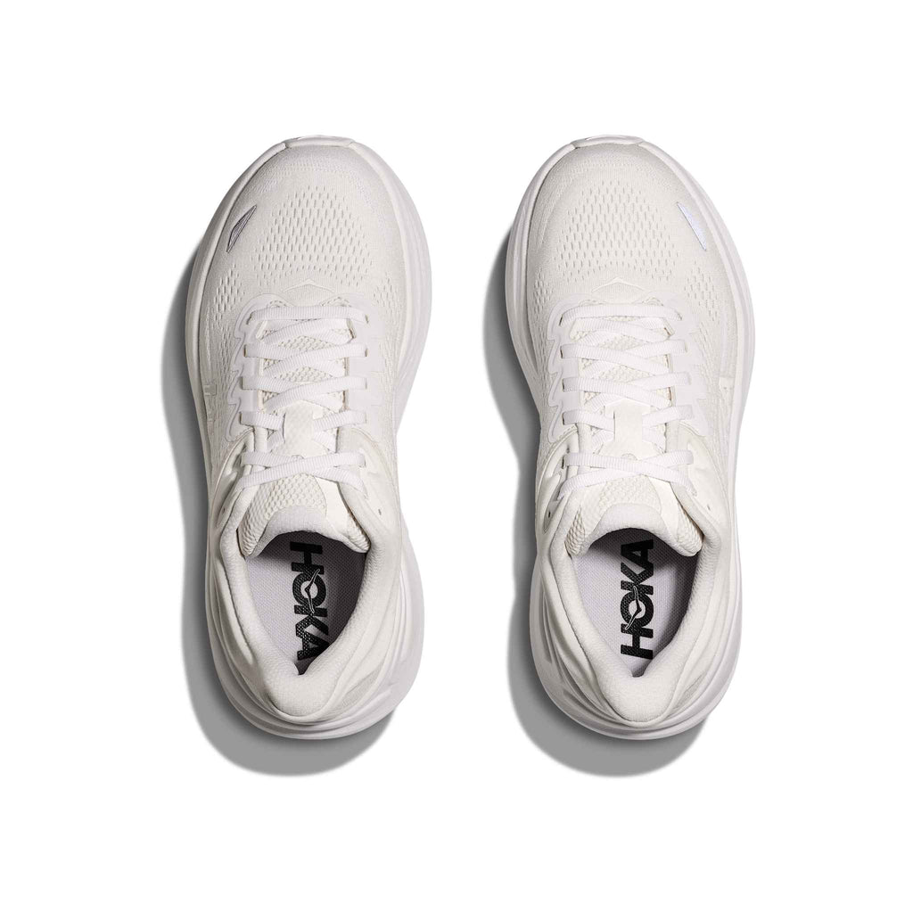 Hoka Men's Bondi 9 WWH White/White pair angle