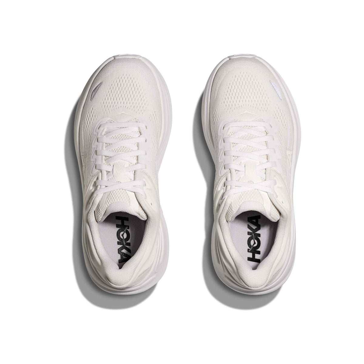 Hoka Men's Bondi 9 WWH White/White pair angle