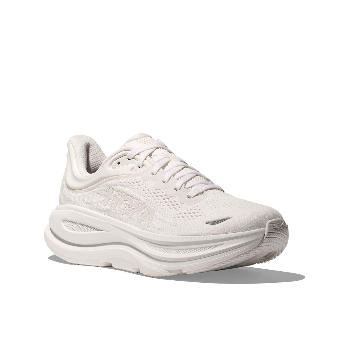 Hoka Men's Bondi 9 WWH White/White outsole