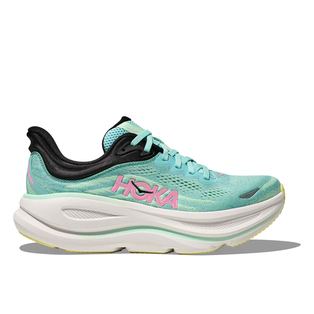 Hoka Women's Bondi 9 BTF BlueSpark/MintFluorite lateral