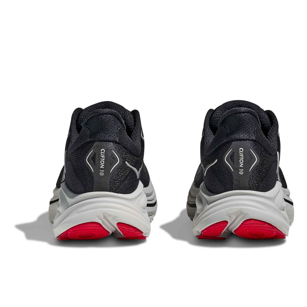 Hoka Men's Clifton 10 BKSV Black/Silver top