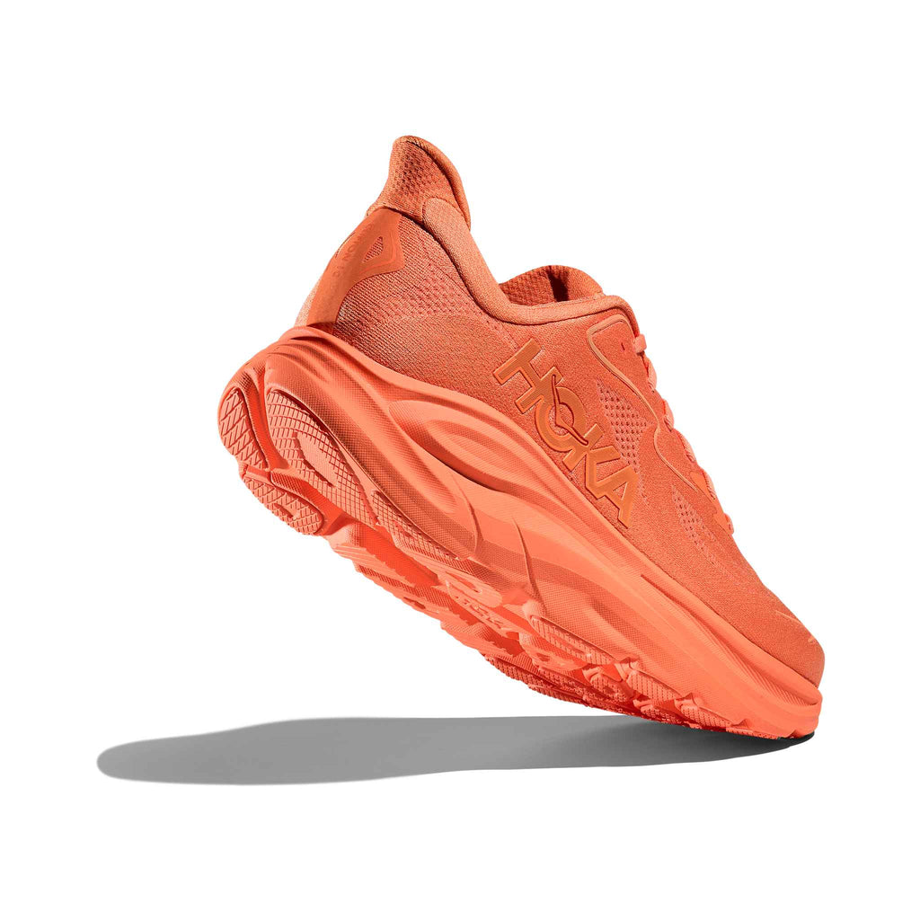 Hoka Men's Clifton 10 PRSM Persimmon/Persimmon heel