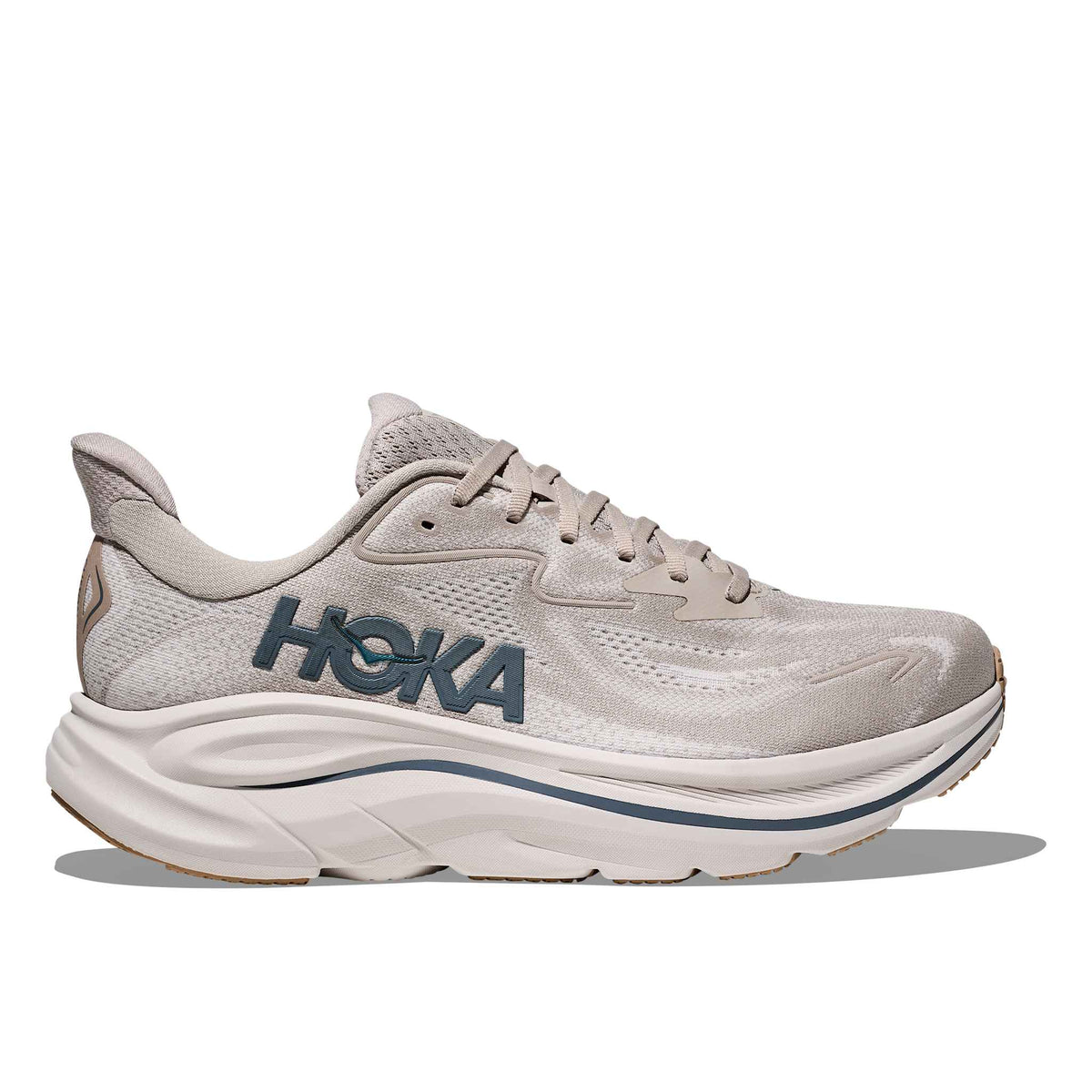 Hoka Men's Clifton 10 PTYG Putty/Grout lateral