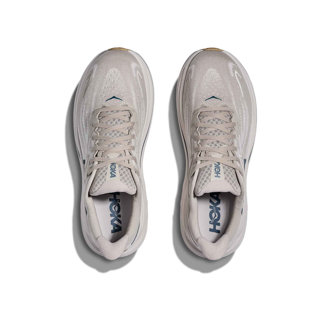 Hoka Men's Clifton 10 PTYG Putty/Grout pair angle