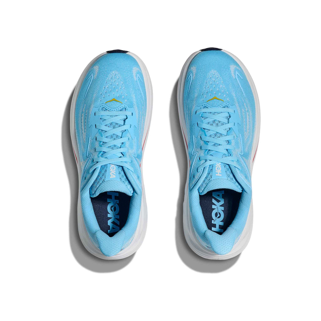 Hoka Women's Clifton 10 SBLF SoaringBlue/Frost pair angle