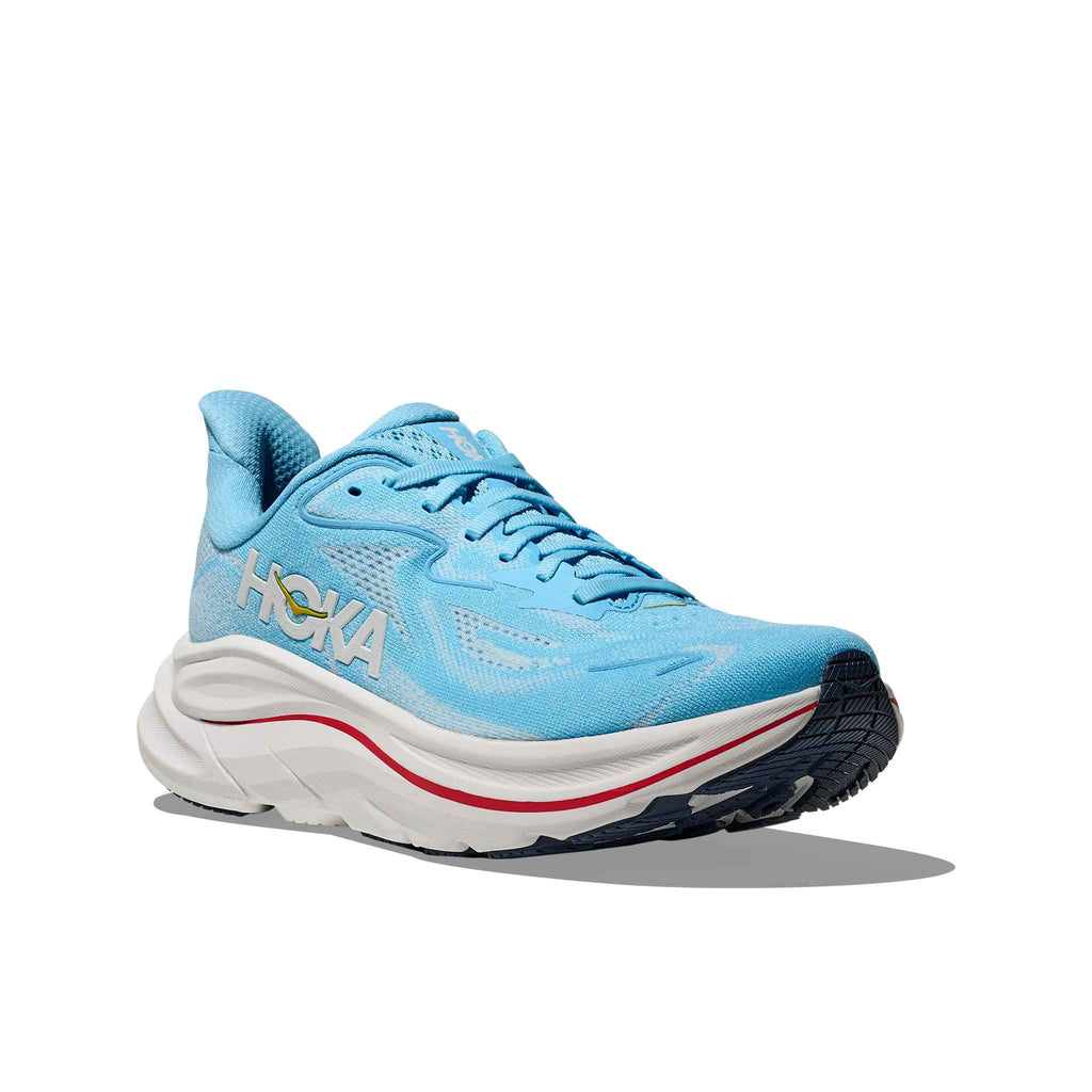 Hoka Women's Clifton 10 SBLF SoaringBlue/Frost outsole