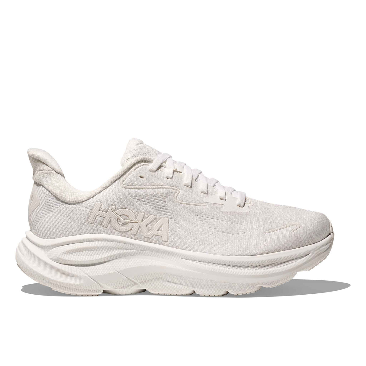 Hoka Women's Clifton 10 WWH White/White lateral