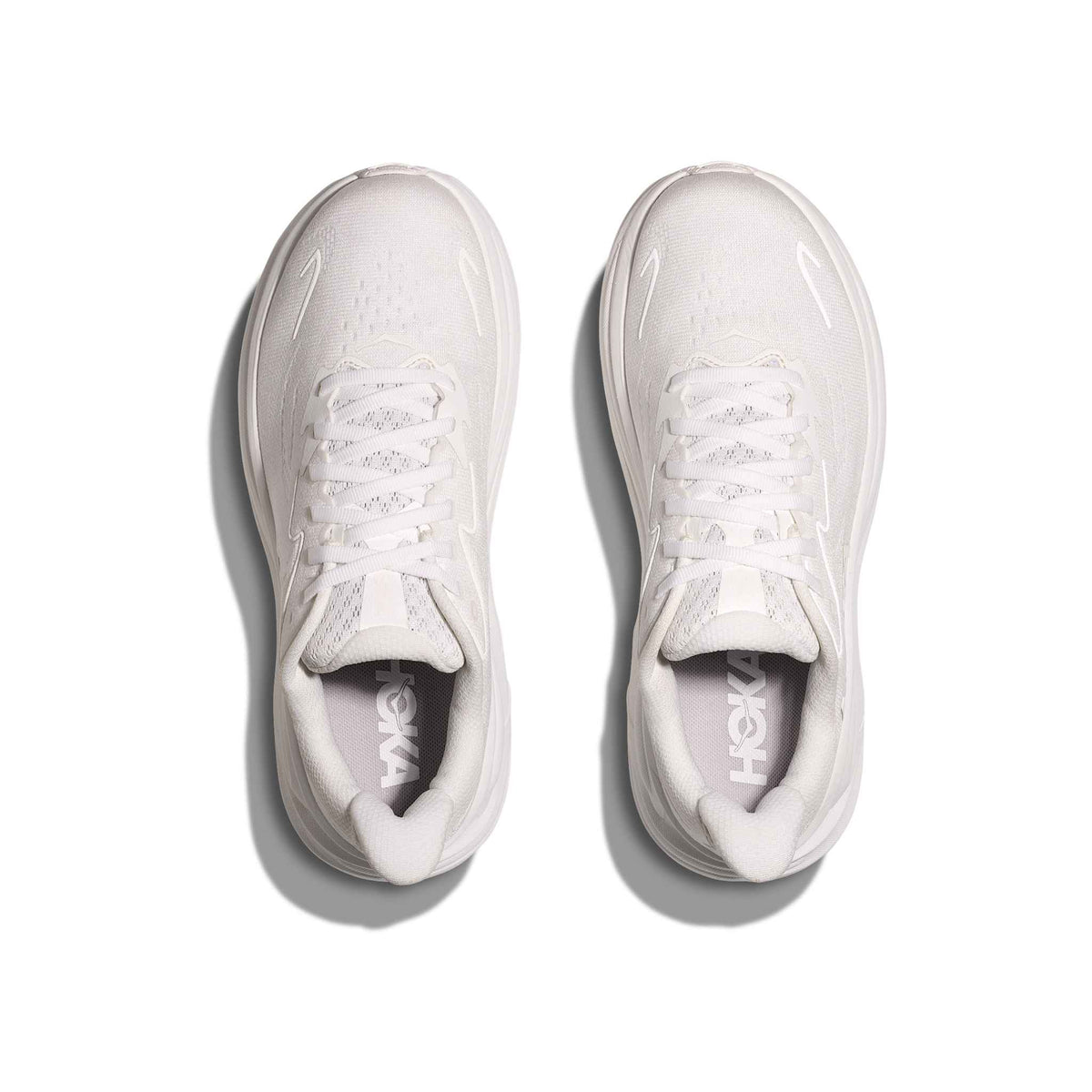 Hoka Women's Clifton 10 WWH White/White pair angle