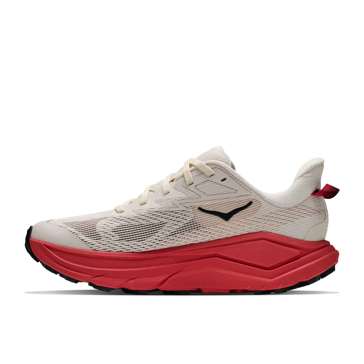 Hoka Women's Challenger 8 ARNT Alabaster/BurntRed detail 2