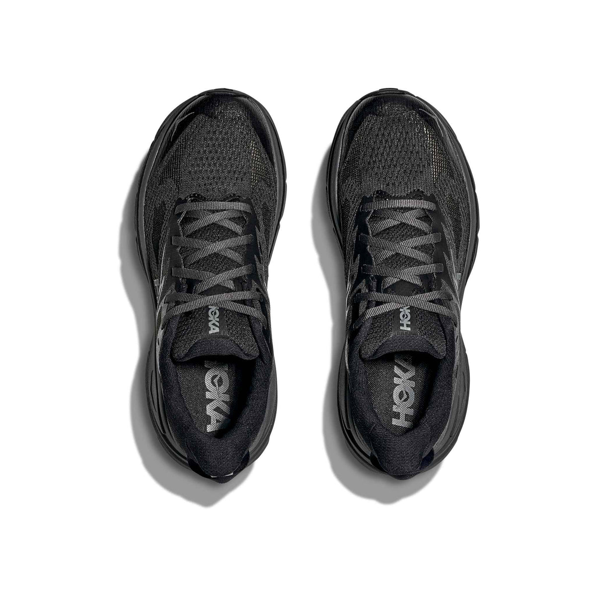 Hoka Women's Challenger 8 BCKT Black/OuterOrbit pair angle