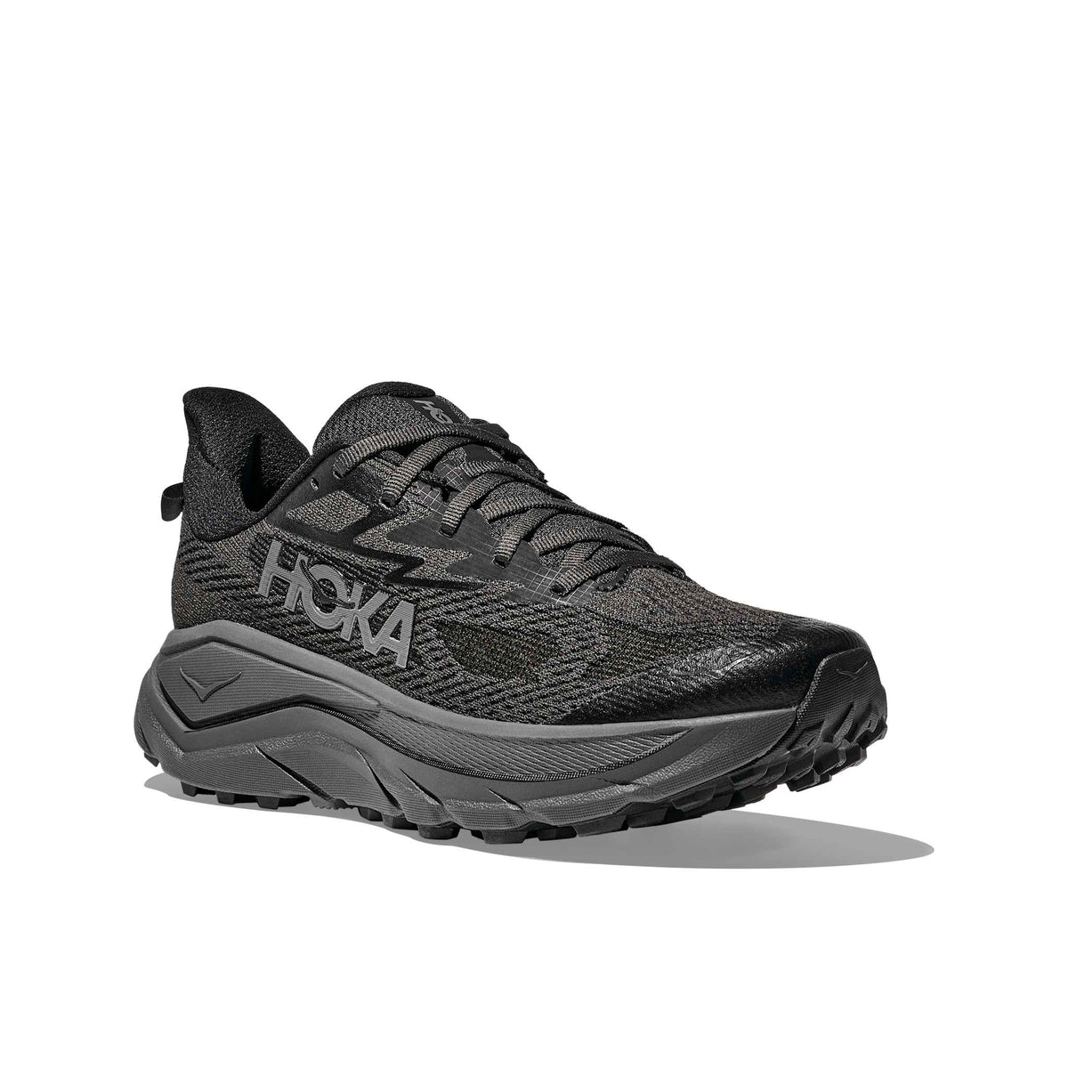 Hoka Women's Challenger 8 BCKT Black/OuterOrbit outsole