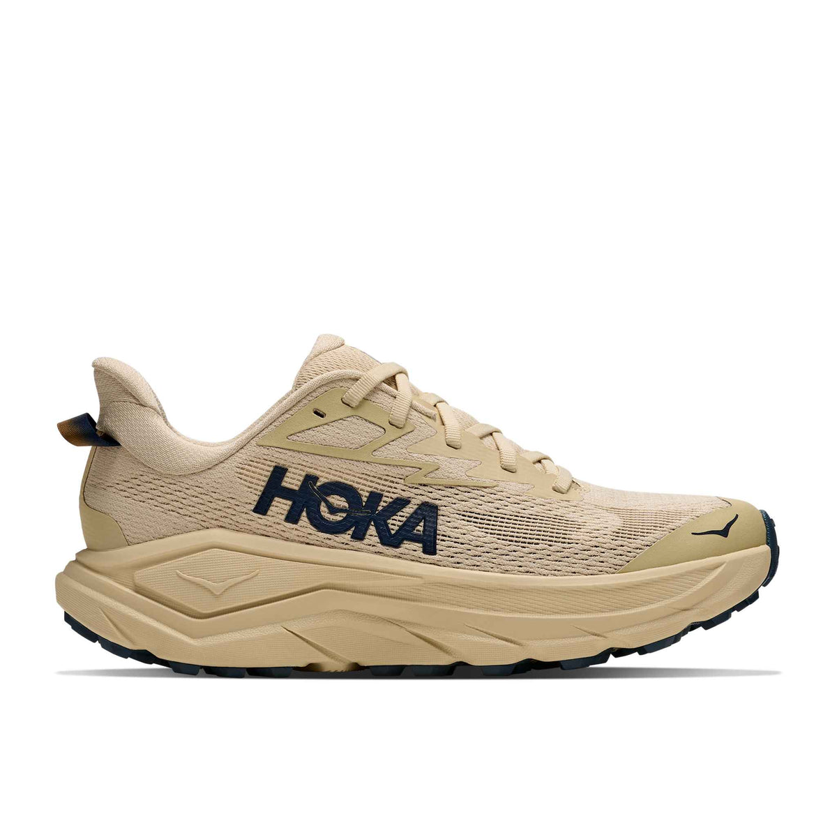 Hoka Women's Challenger 8 BFDD BarleyFlour/FadedNavy lateral