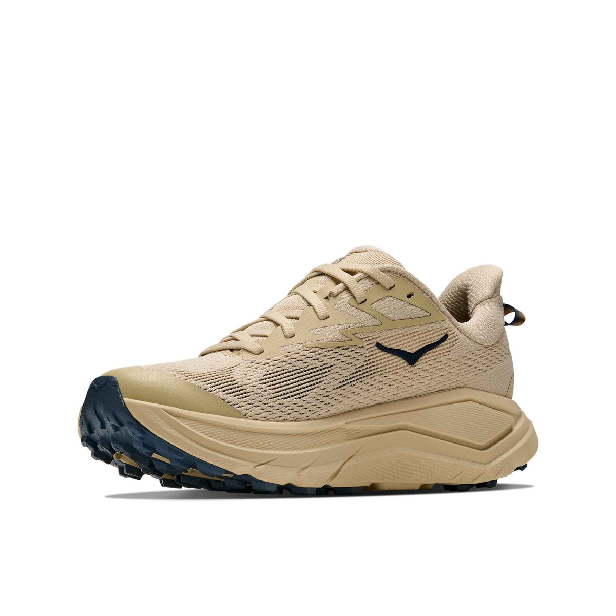 Hoka Women's Challenger 8 BFDD BarleyFlour/FadedNavy medial