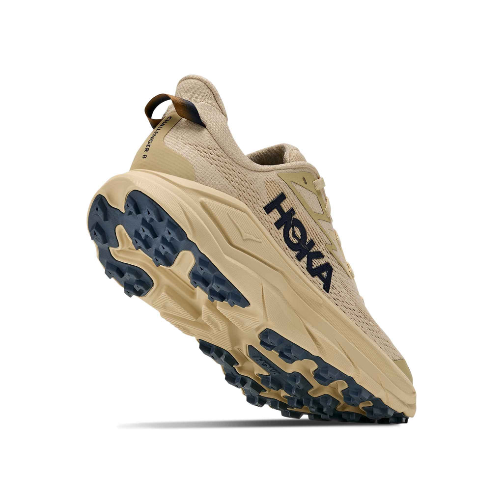 Hoka Women's Challenger 8 BFDD BarleyFlour/FadedNavy heel