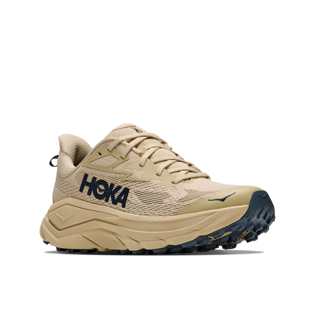 Hoka Women's Challenger 8 BFDD BarleyFlour/FadedNavy outsole