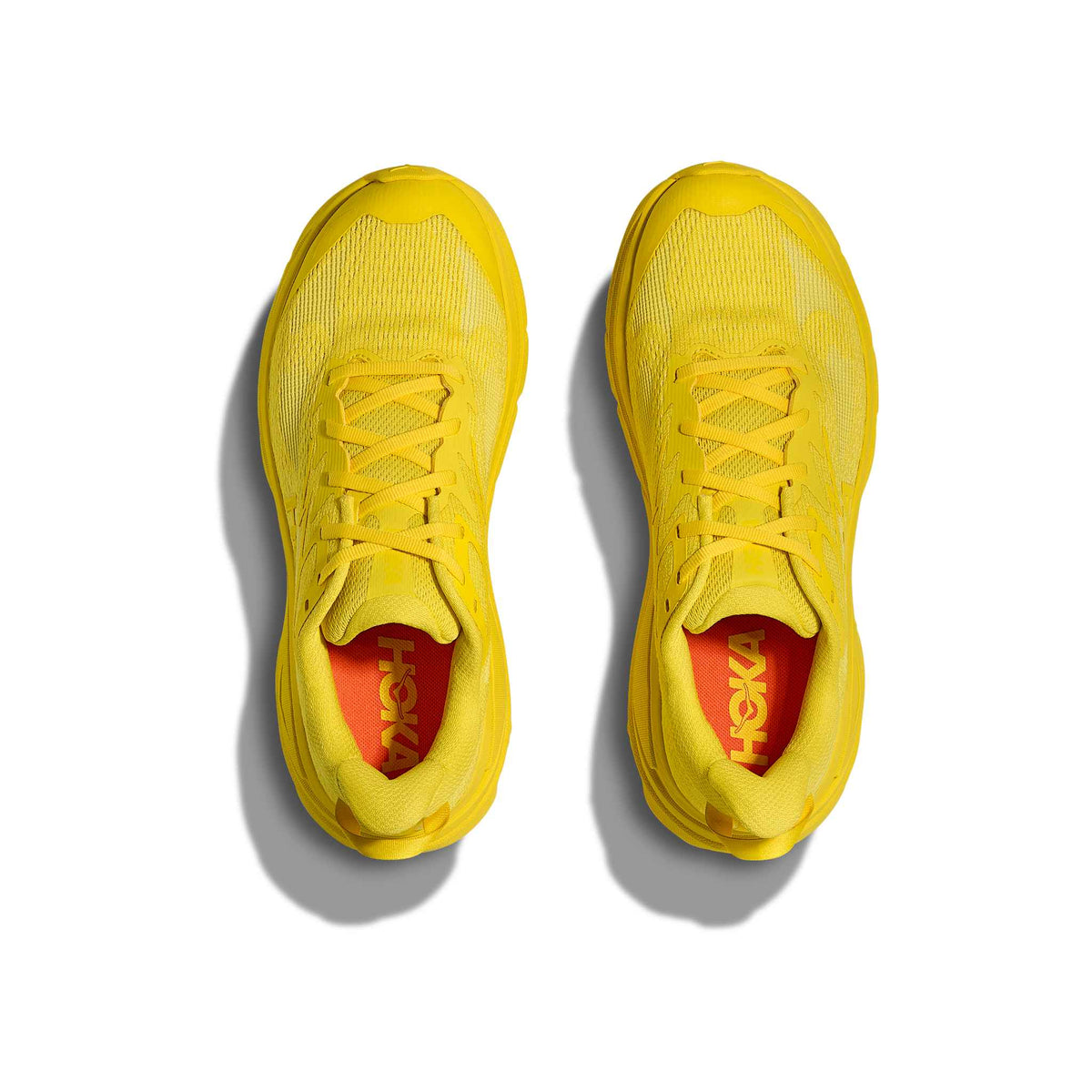 Hoka Women's Challenger 8 ENL ElectricLemon/ElectricLemon pair angle