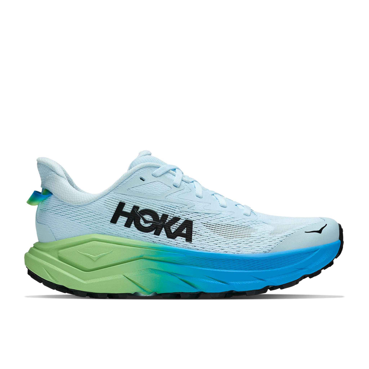 Hoka Women's Challenger 8 GBLT GlimmeringBlue/TartApple lateral