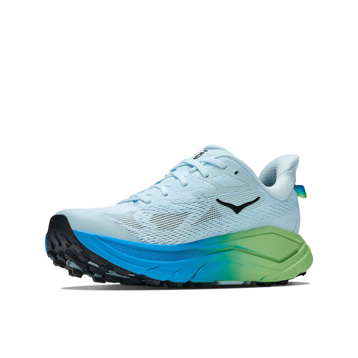 Hoka Women's Challenger 8 GBLT GlimmeringBlue/TartApple medial