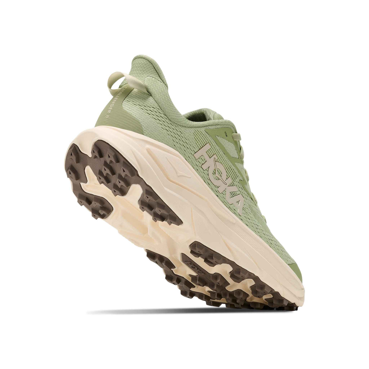 Hoka Women's Challenger 8 MNNG MorningDew/Alabaster heel