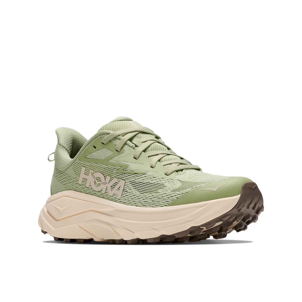 Hoka Women's Challenger 8 MNNG MorningDew/Alabaster outsole