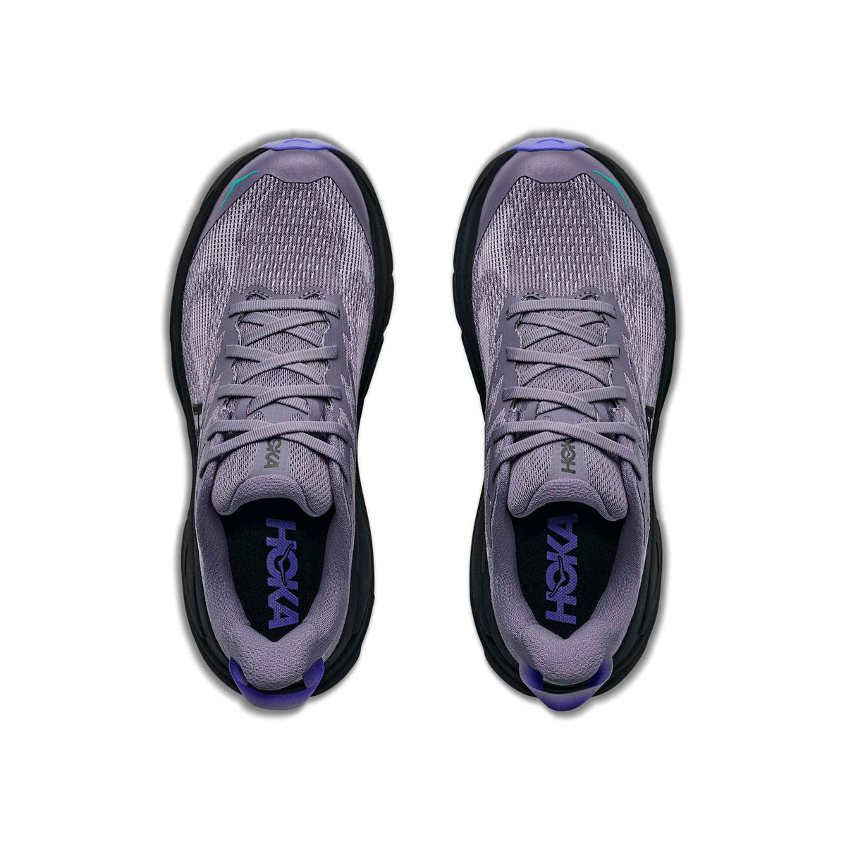 Hoka Women's Challenger 8 PGB PurpleFog/Black pair angle