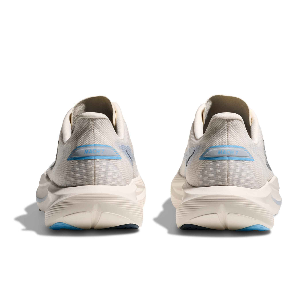 Hoka Men's Mach 7 ASRN Alabaster/SoaringBlue top