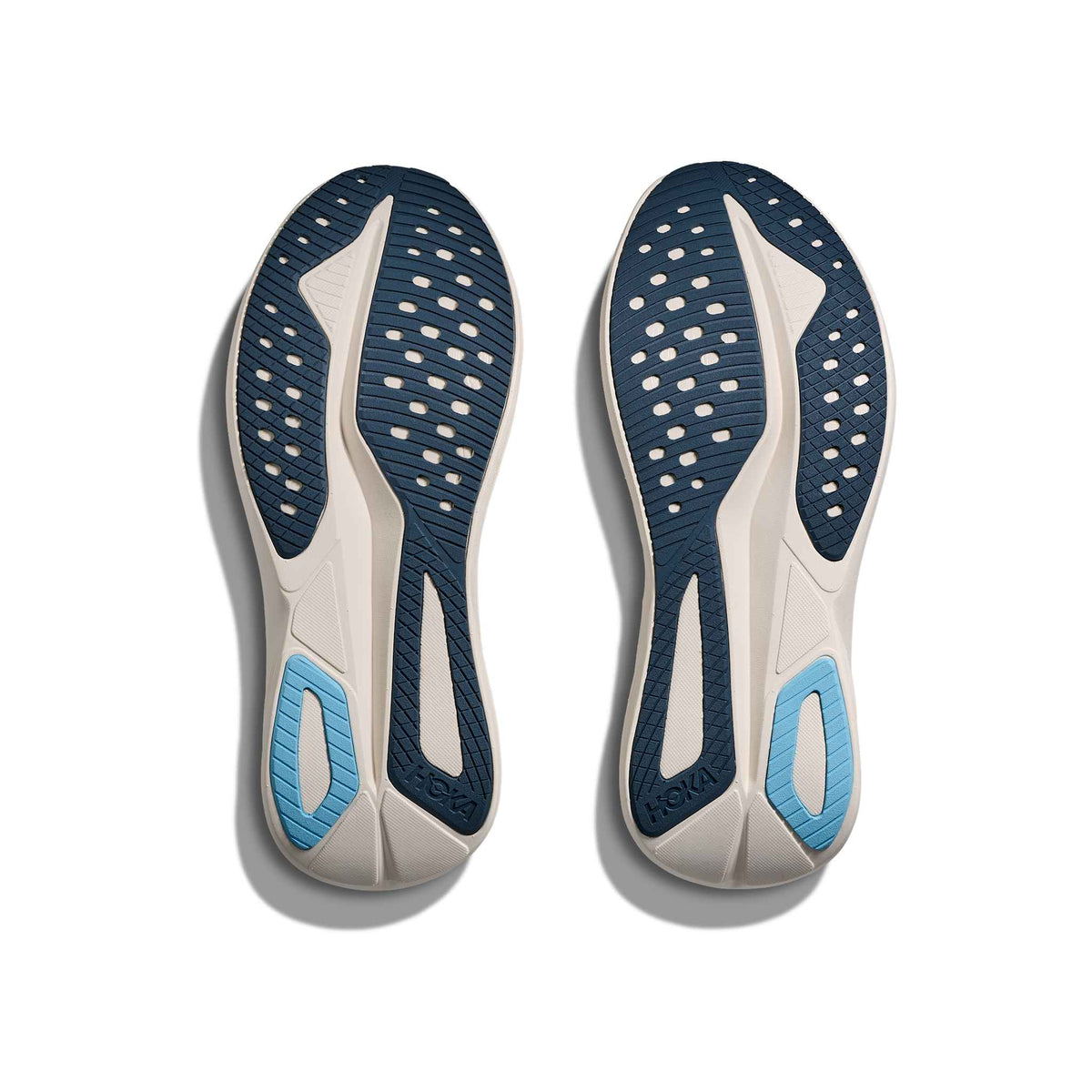 Hoka Men's Mach 7 ASRN Alabaster/SoaringBlue detail