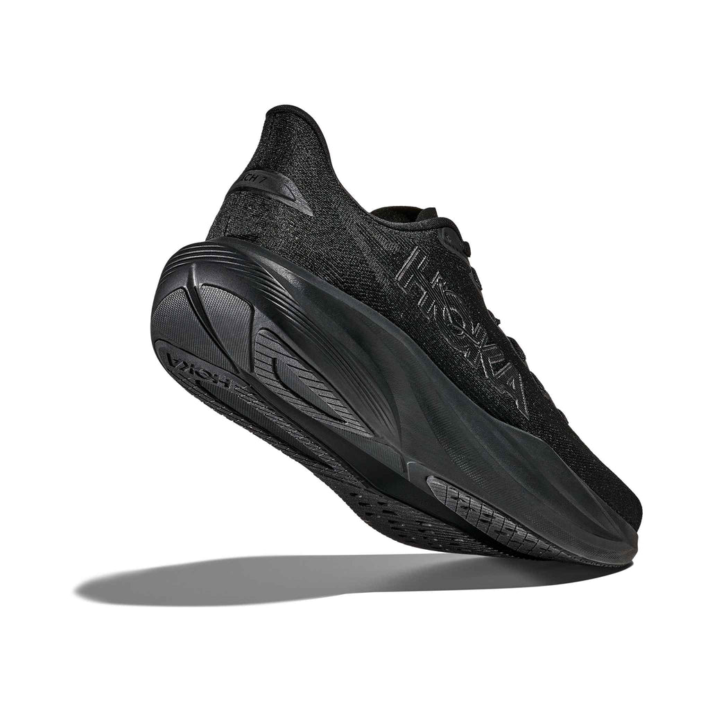 Hoka Men's Mach 7 BBLC Black/Black heel