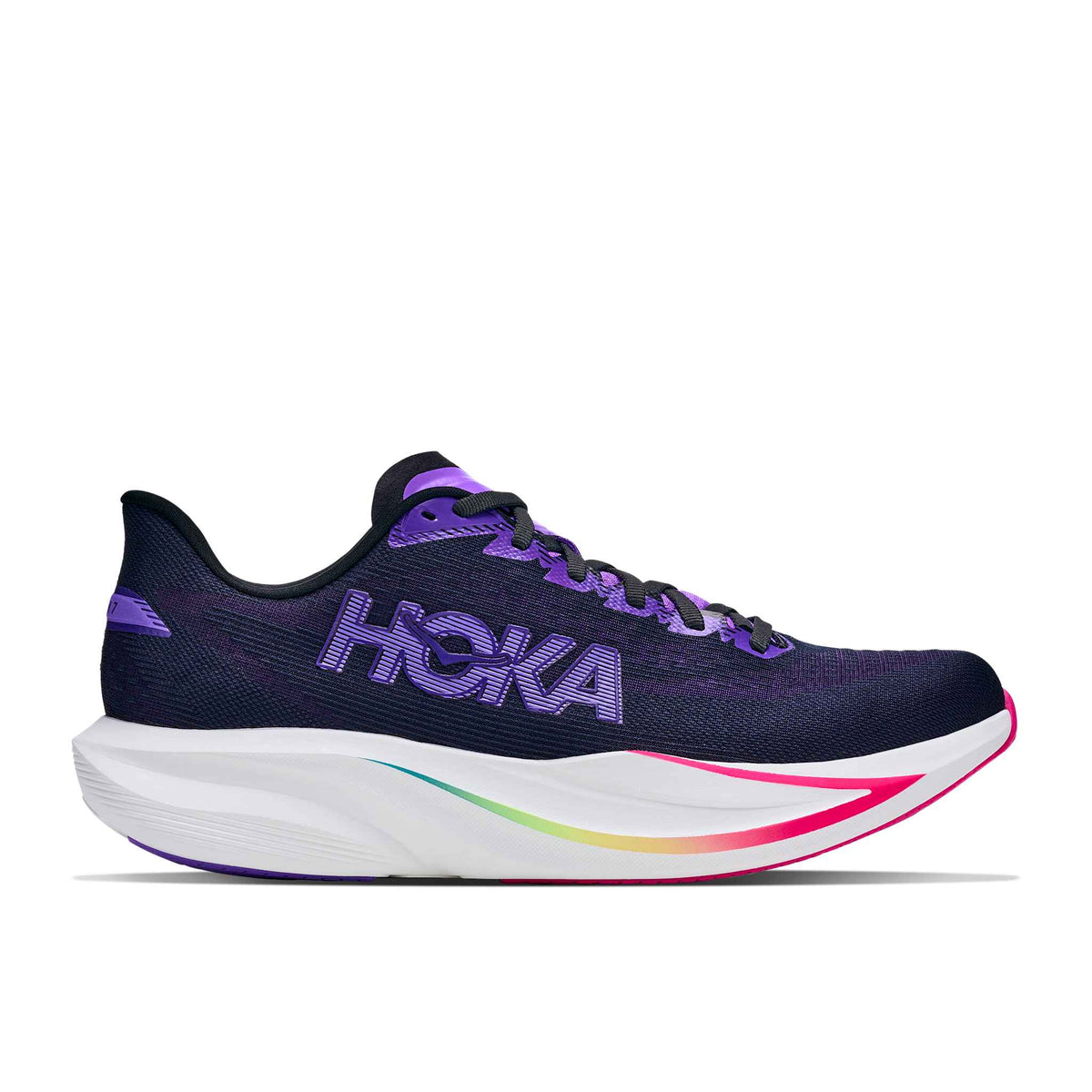 Hoka Men's Mach 7 CKCS CarbonBlack/CosmicPurple lateral