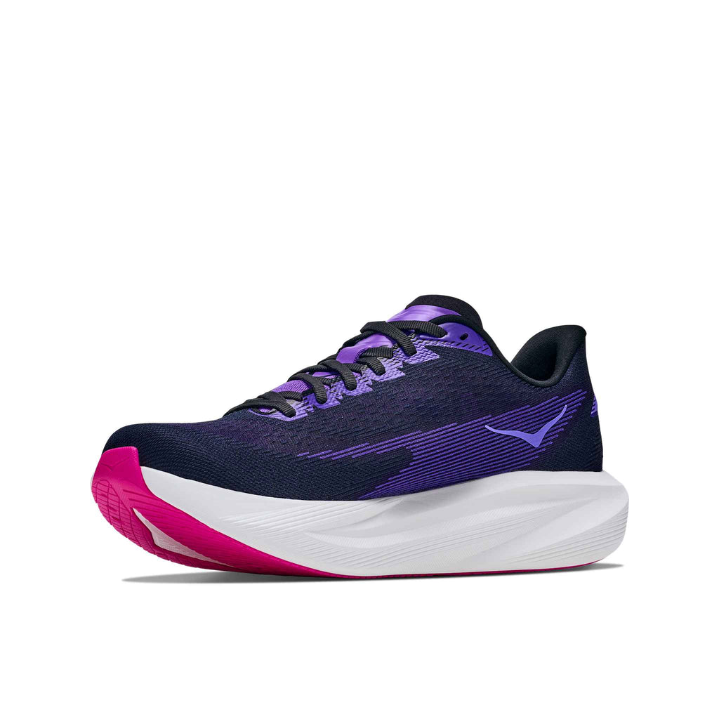Hoka Men's Mach 7 CKCS CarbonBlack/CosmicPurple medial