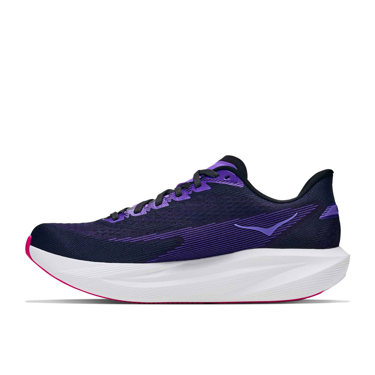 Hoka Men's Mach 7 CKCS CarbonBlack/CosmicPurple detail 2